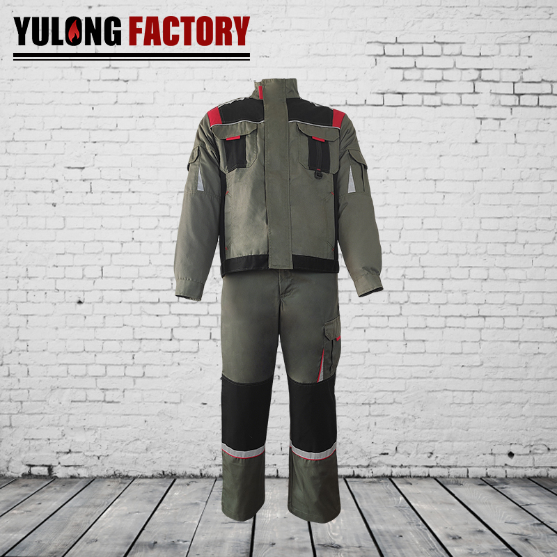 欧标全棉阻燃防电弧防静电套装