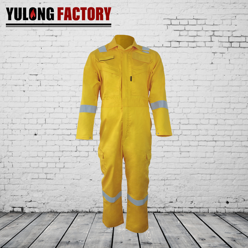 美标CVC阻燃防电弧防静电连体服