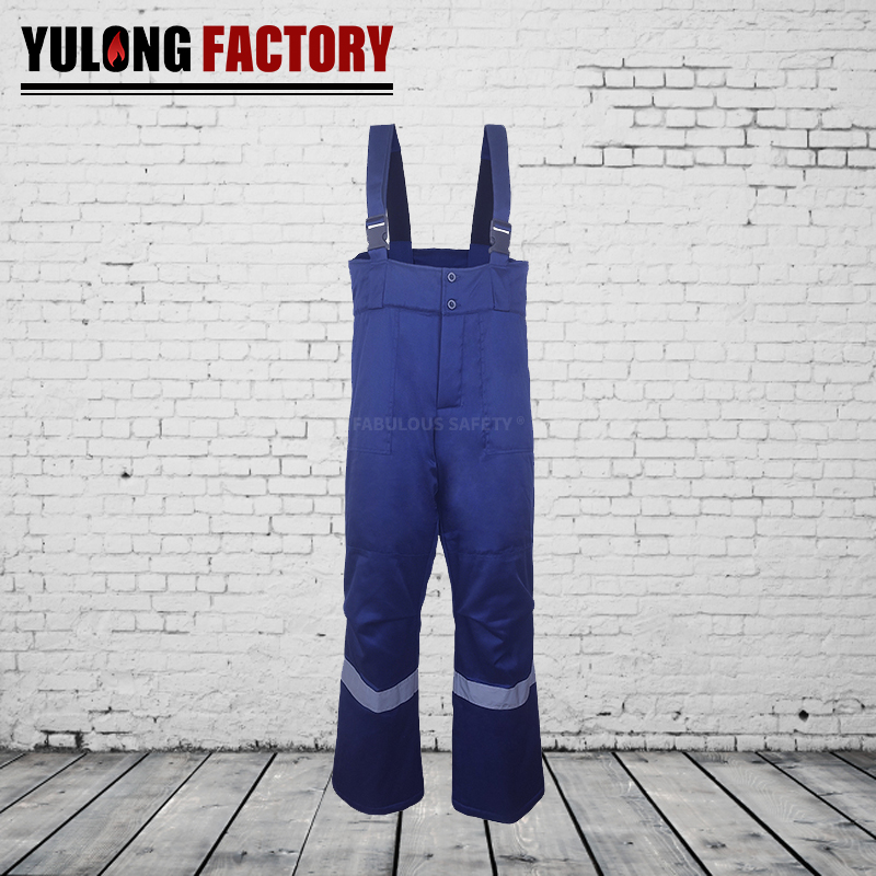 欧标尼棉抗油拒水防静电背带裤