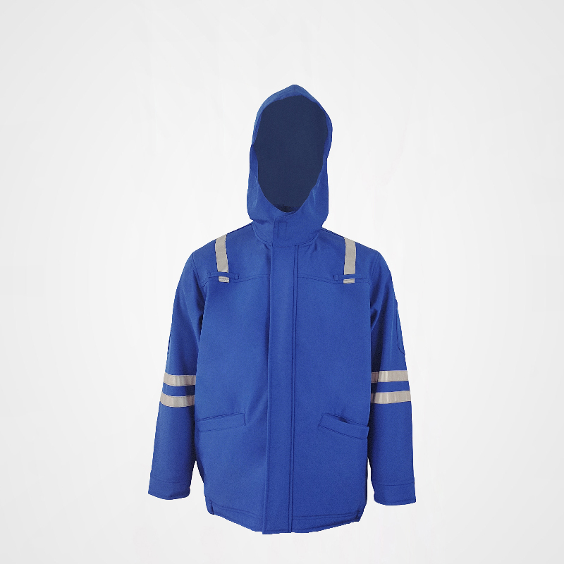 欧标全棉阻燃防电弧防静电夹克