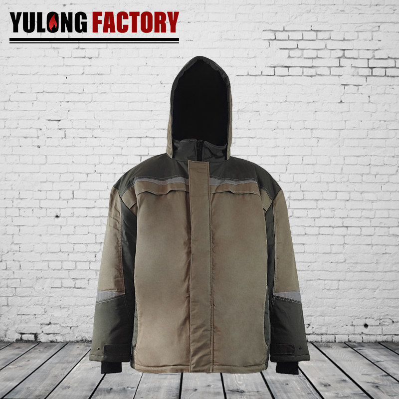 棉锦阻燃防电弧防静电夹克