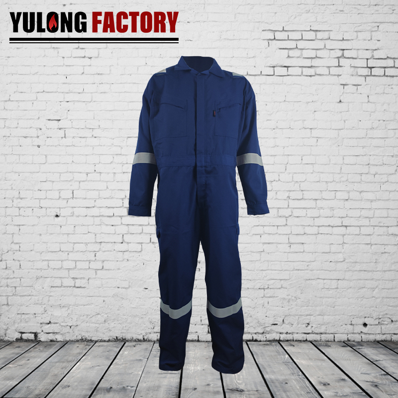 全棉阻燃防电弧防静电连体服