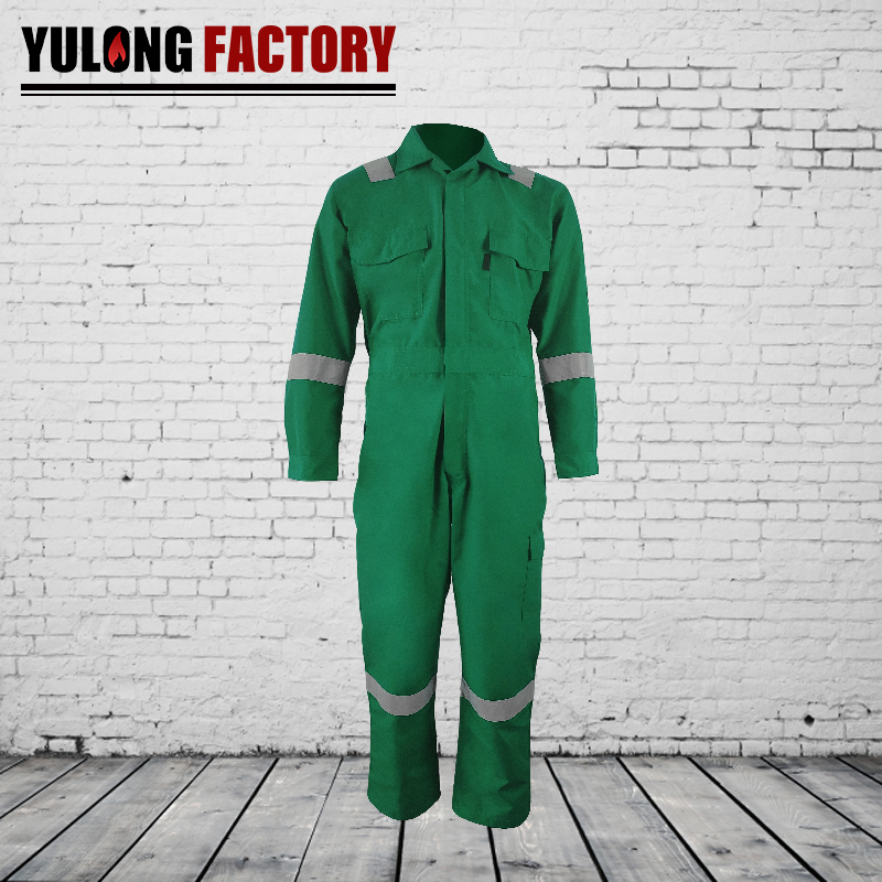 欧标涤棉阻燃防电弧防静电连体服