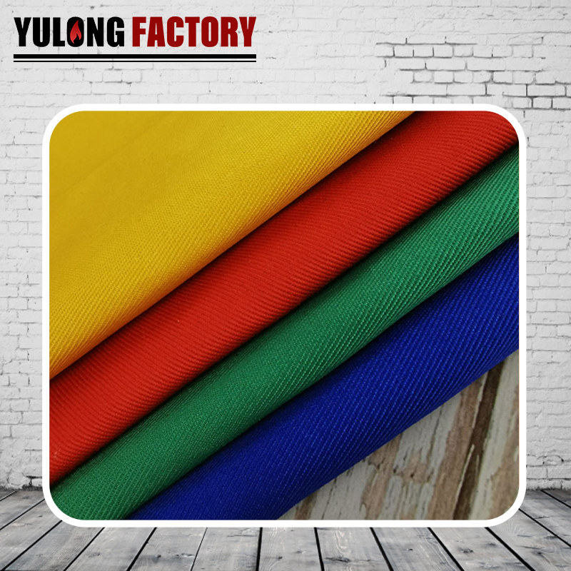 棉锦纱卡阻燃防电弧防静电布料